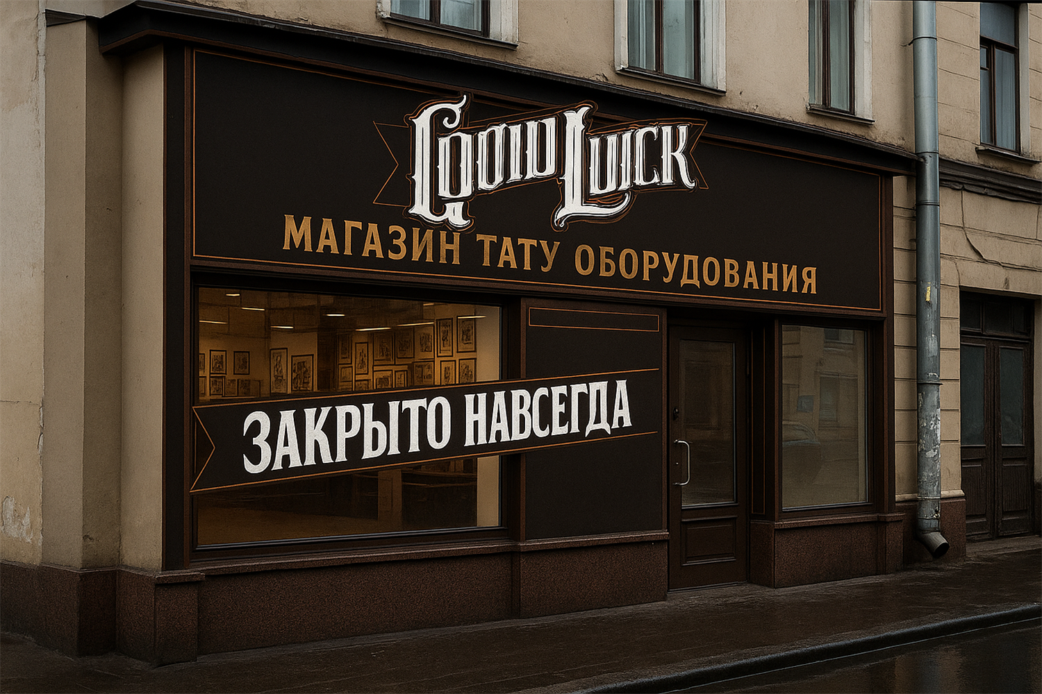 Магазин закрывается!