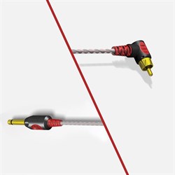 Bishop Premium Lightweight 90 Degree RCA Cord (red) - фото 8067