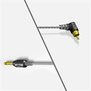 Bishop Premium Lightweight 90 Degree RCA Cord (grey)